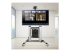 1110C-MOBILE-TV-CART - StarTech.com Rolling TV Cart/Stand On Wheels, Up to 100inch/220lb Screens - Framsidan