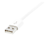 USBLT2MW - StarTech.com 2 m USB till Lightning-kabel - Närbild