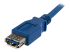 USB3SEXT1M - StarTech.com 1m Blue SuperSpeed USB 3.0 Extension Cable A to A - Närbild