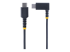 R2CCR-30C-USB-CABLE - StarTech.com 1ft (30cm) USB C Charging Cable Right Angle, 60W PD 3A, Heavy Duty Fast Charge USB-C Cable, USB 2.0 Type-C, Durable and Rugged Aramid Fiber, S20/iPad/Pixel - Framsidan