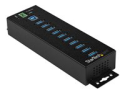 StarTech.com USB 3.0-hubb med 10 portar och nätadapter