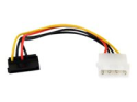 StarTech.com 6in 4 Pin LP4 to Right Angle SATA Power Cable Adapter