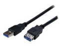 StarTech.com 2 m svart SuperSpeed USB 3.0-förlängningskabel A till A