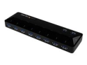 StarTech.com USB 3.0-hub med 10 portar och laddnings- &amp; synkningsportar