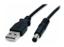 StarTech.com USB till 5,5 mm strömkabel