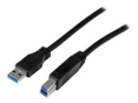 StarTech 2m 6 ft Certified SuperSpeed USB 3.0 A to B Cable Cord