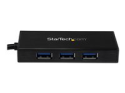 StarTech.com Bärbar USB 3.0-hubb med 3 portar plus Gigabit Ethernet