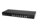 StarTech.com 8 Port 1U Rackmount USB KVM Switch Kit with OSD and Cables