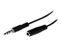 StarTech.com 1m Slim 3.5mm Stereo Extension Audio Cable