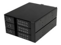 StarTech.com Flyttbart hyllfritt bakpanelställ i aluminium med hot swap-funktion för tre 3,5" SAS II/SATA III ? 6 Gbps HDD